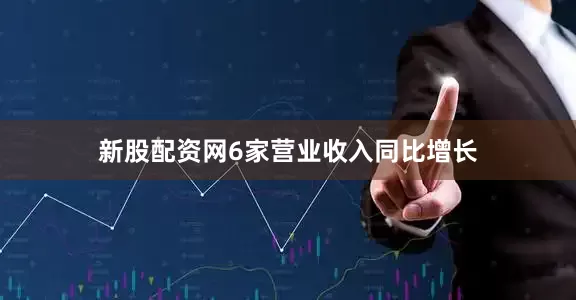 新股配资网6家营业收入同比增长