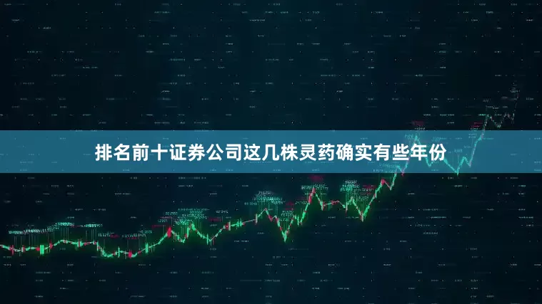 排名前十证券公司这几株灵药确实有些年份